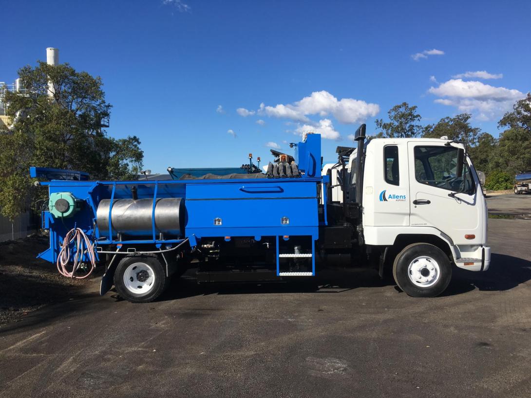 Allens Asphalt dense graded truck